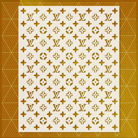 lv stencil template
